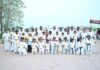 శ్రీ వైష్ణవి హైస్కూల్ సమ్మర్ క్యాంప్లో కరాటే బెల్ట్ గ్రేడింగ్ టెస్ట్