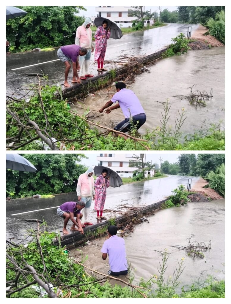 వర్షాల వేళ ప్రజలకు అండగా సిద్ధిపల్లె గ్రామపంచాయతీ
